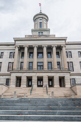 The Tennessee State Capitol stands tall, a beacon of history and democracy, Nashville, Tennessee, United States of America