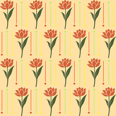 Vibrant floral pattern design studio setting digital art creative environment aesthetic perspective, seamless pattern