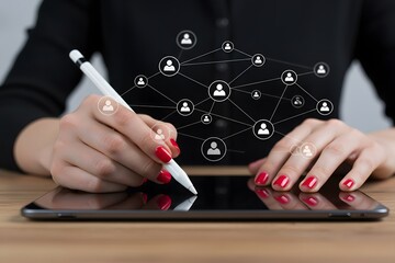Digital Networking and Team Collaboration in Virtual Systems. Generated AI