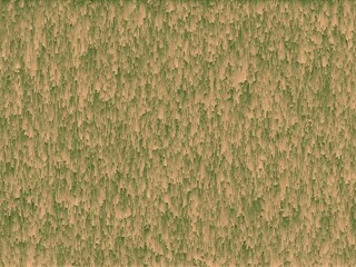 Abstract textured background with a distressed, glitch effect in muted beige and green tones.