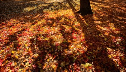 秋の公園、季節のイメージカット