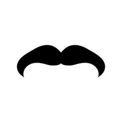 moustache icon stock, vector illustration for web and app..eps