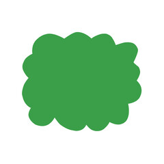 Colorful speech bubbles. Cartoon balloon word design. Vector illustration