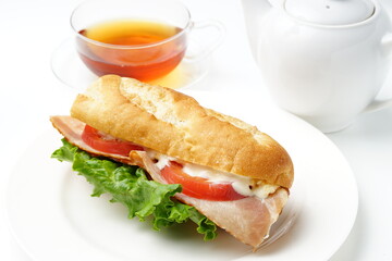 バケットハムサンド