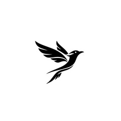 Obraz premium Bird logo design flying bird graphic vector illustration animal bird silhouette modern bird simple bird logo 100