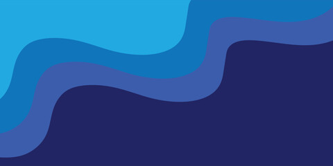 Modern wave layered vector background illustration