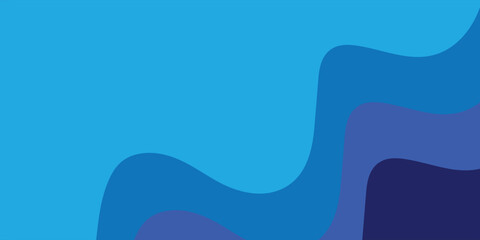 Modern wave layered vector background illustration