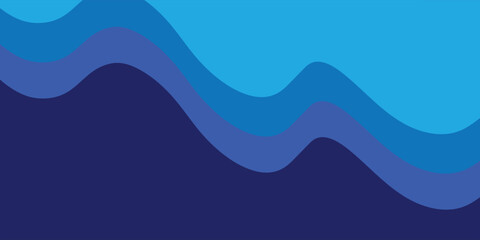 Modern wave layered vector background illustration