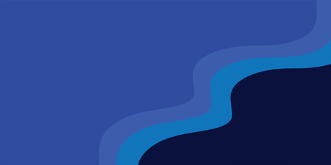 Modern wave layered vector background illustration