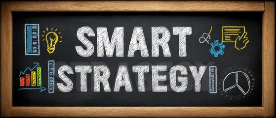 Inspiration for optimization and creativity smart strategy board concepts in a business environment
