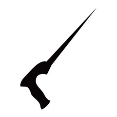 Building tools vector silhouette , clip art, and symbol. Shilhouette of building tools concept and simple design