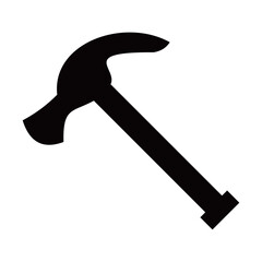 Building tools vector silhouette , clip art, and symbol. Shilhouette of building tools concept and simple design