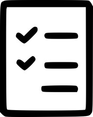 Checklist Task Outline Icon
