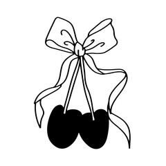 vector illustration of an apple, vector illustration of a bow, bow and ribbon, black bow on white background, black bow and ribbon, black and white bow, set of bow vector, set of bow, 