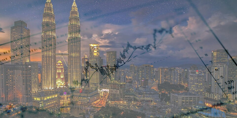 hong kong skyline at sunset sydney skyline at night