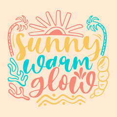 Summer typography quotes, Summer lettering poster design, Vintage summer graphic with script text