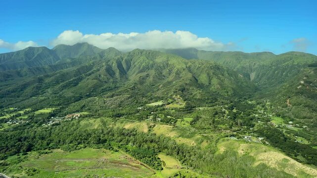 Maui Island B-Roll from the sky. 