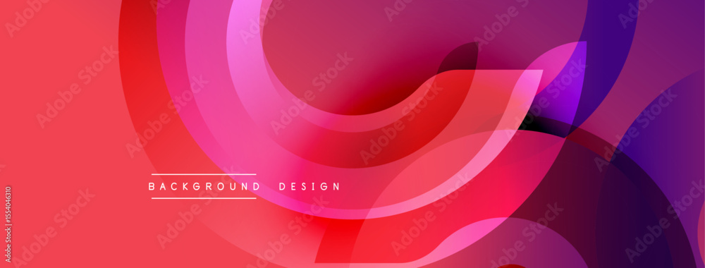 Poster Abstract fluid shapes, vibrant colors blend. Dynamic composition creates modern background design. Smooth gradients, flowing lines present visual harmony.