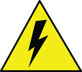 high voltage warning sign