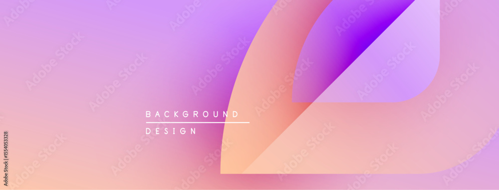 Poster abstract gradient background. soft pink, purple hues blend smoothly. minimalist design features text