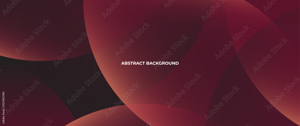 Poster Abstract gradation background with a pattern of circles overlapping each other with a unique color that is beautiful.	