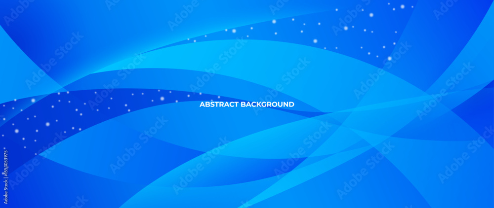 Aufkleber blue abstract background with round objects overlapping each other to form a beautiful pattern. vect