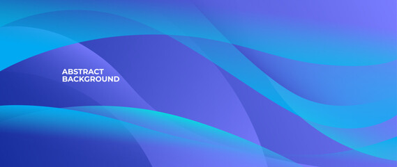 Blue abstract background with round objects overlapping each other forming a subtle and beautiful pattern. Vector template for digital lux business banner, contemporary formal invitation, luxury vouch