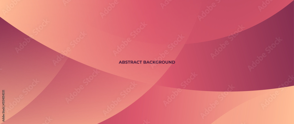 Poster Peach abstract background with subtle color gradations and beautiful curved lines. A neatly arranged wave pattern.
