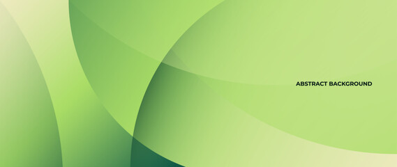 Green abstract background with subtle color gradations and beautiful curved lines. A neatly arranged wave pattern.