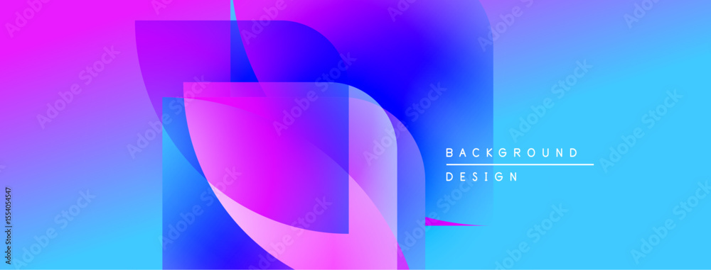 Aufkleber abstract gradient background. vivid pink, blue hues blend smoothly. modern design element for digita