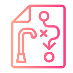 planning gradient icon