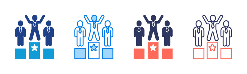 Competition icon sheet multiple style collection