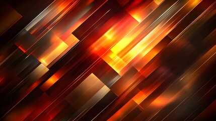 Abstract Background with Warm Colors and Dynamic Light Trails for Creative Projects