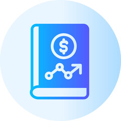 financial gradient icon
