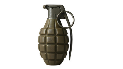 Close-Up of Classic Fragmentation Grenade