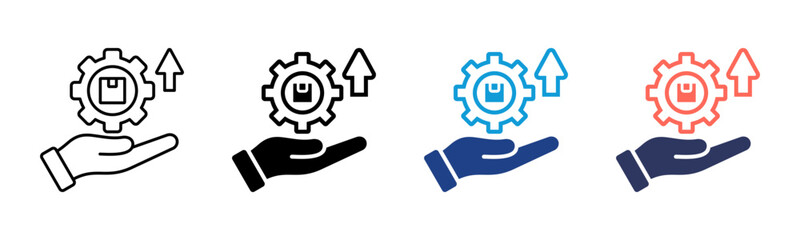 Product Development icon sheet multiple style collection