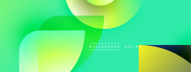 Abstract fluid shapes blend, creating vibrant green, yellow gradients. Modern design element for backgrounds, presentations.