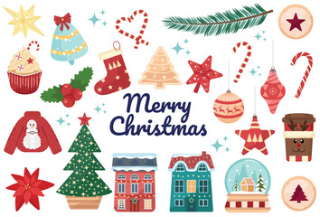 Christmas and New Year bundle, collection
