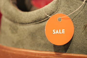 Shoes on sale with an eye-catching price tag