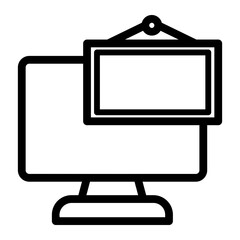 online learning Line Icon