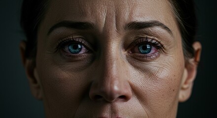 Obraz premium Woman expressing sadness