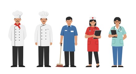 labor day vector art