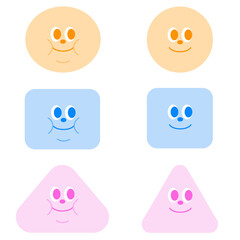 도형캐릭터얼굴