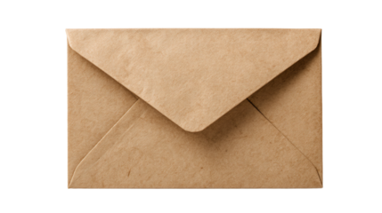 a brown envelope with a brown paper inside