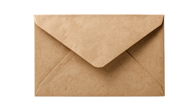 a brown envelope with a brown paper inside