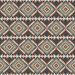 American tribal ethnic native pattern seamless.Traditional Navajo,Aztec,Apache,Southwest and Mexican style fabric pattern.Abstract vector motif pattern.For fabric,clothing,blanket,woven,wrap,decorate.