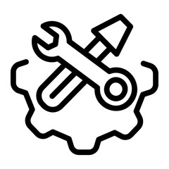 tech support Line Icon