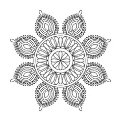 Organic Petal Rotation with Gentle Flow