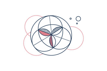 geometric pie chart icon