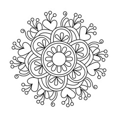 Spiritual Pathway Through Floral Labyrinth